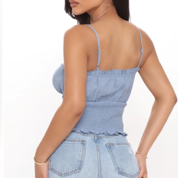 Fashion Nova Smock Cop Top - Picture 2 of 5